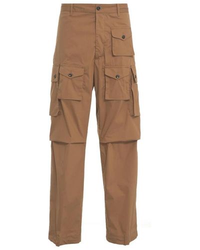 Nine:inthe:morning Trousers > wide trousers - Marron
