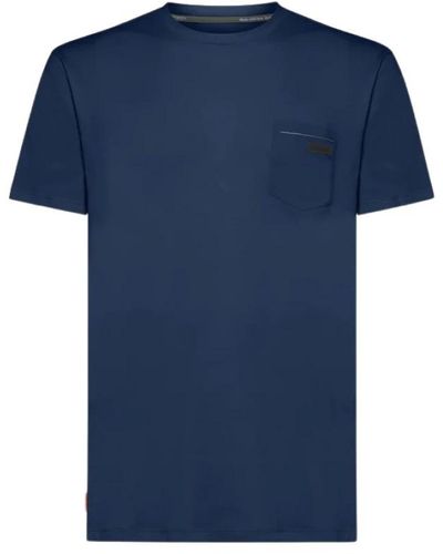 Rrd Rundhalsausschnitt kurzarm t-shirt - Blau