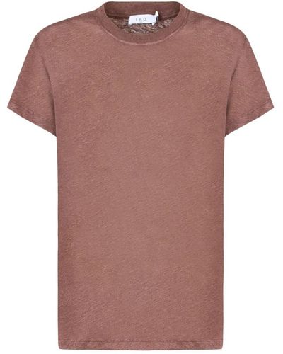 IRO T-shirt third marrone - Rosa