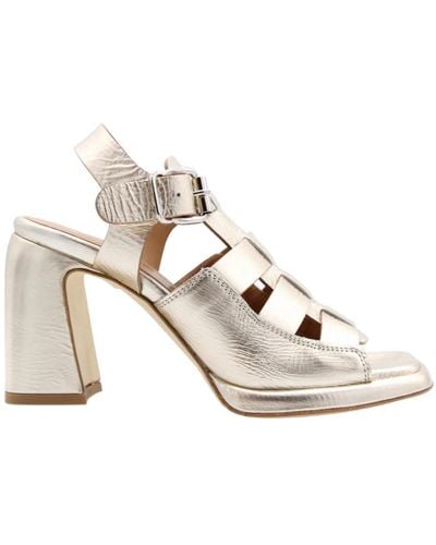 Laura Bellariva Shoes > sandals > high heel sandals - Métallisé