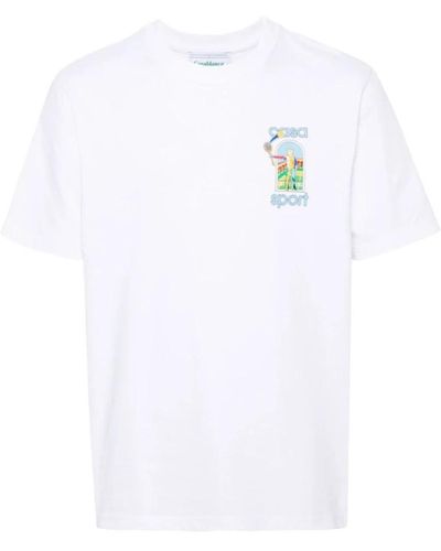 Casablancabrand Stylisches t-shirt print 001-01 - Weiß