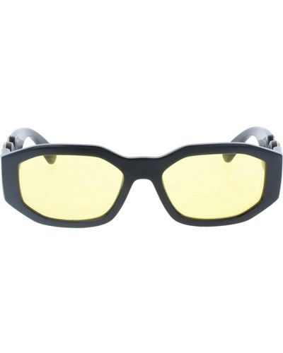 Versace Ikonoische sonnenbrille mit einheitlichen gläsern - Braun