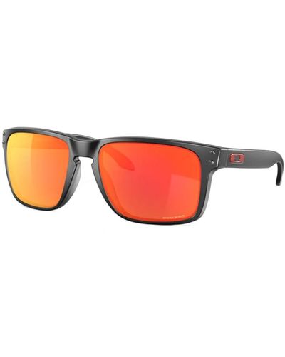 Oakley Sportliche sonnenbrille mit leichten rahmen und polarisierten gläsern - Rot