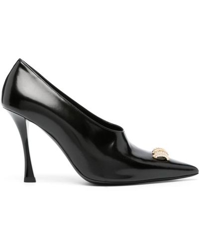 Givenchy Zapatos de tacón puntiagudos con cristales - Negro