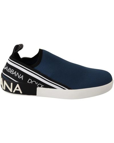 Dolce & Gabbana Shoes > sneakers - Bleu