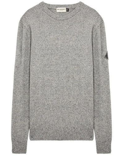 Roy Rogers Round-Neck Knitwear - Grey