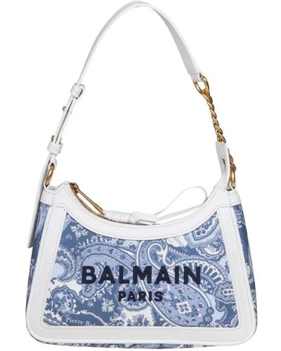 Balmain Bags > shoulder bags - Bleu