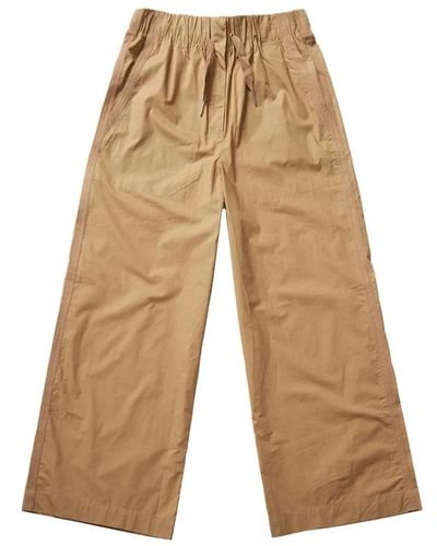 Blauer Wide trousers - Natur