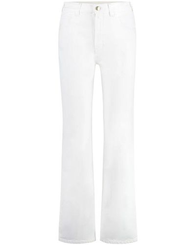 Chloé Boot-Cut Jeans - White