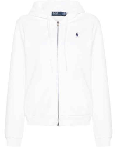 Ralph Lauren Sweatshirts & hoodies > zip-throughs - Blanc