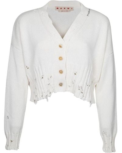 Marni Knitwear > cardigans - Blanc