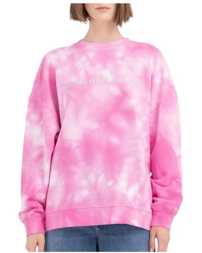 Replay Cyclamen sweatshirt w3404a.0.23696t - Pink