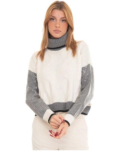 Pennyblack Knitwear > turtlenecks - Blanc