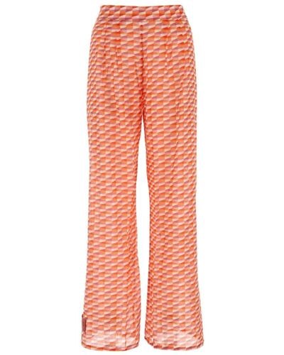 Jimmy Choo Trousers > wide trousers - Rouge