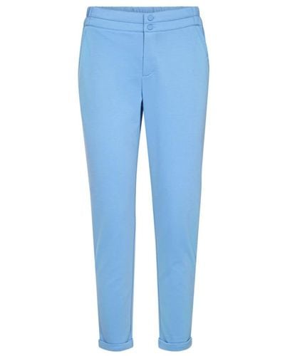Freequent Slim-Fit Trousers - Blue