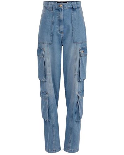 Elisabetta Franchi Blaue hose,wide jeans