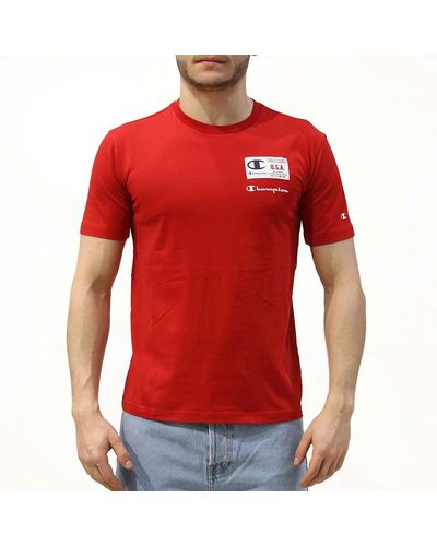 Champion T-shirt crewneck - Rosso