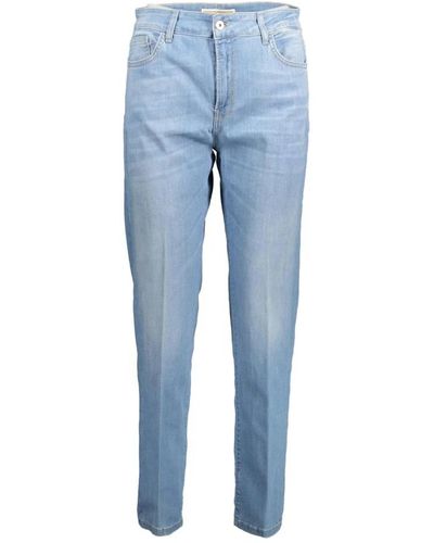 Kocca Jeans e pantaloni in cotone blu chiaro