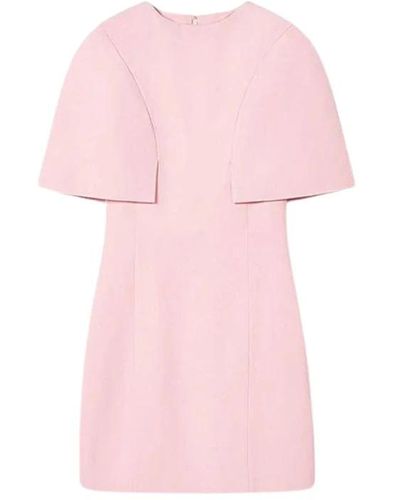 Nina Ricci Vestito corto rosa in lana