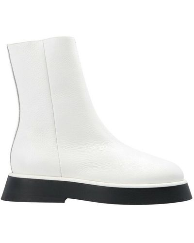 Wandler Rosa ankle boots - Blanco