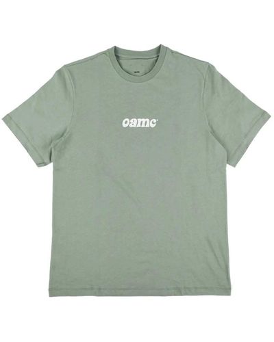 OAMC Retro gestricktes chesire t-shirt - Grün