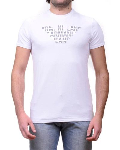 Armani Jeans T-shirts - Blanc