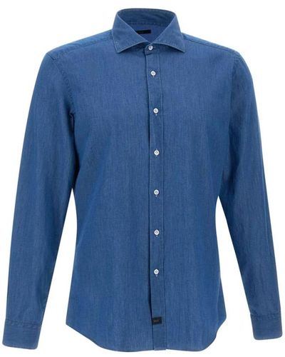 Fay Casual Shirts - Blau