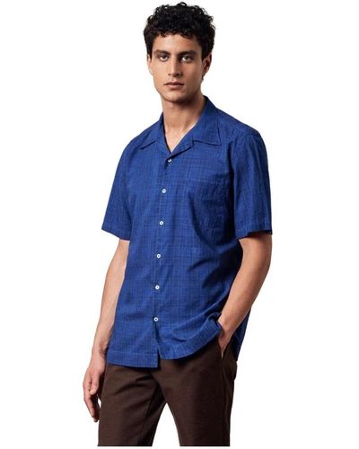 Massimo Alba Shirts > short sleeve shirts - Bleu