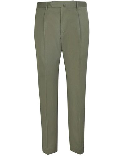 Dell'Oglio Trousers > slim-fit trousers - Vert