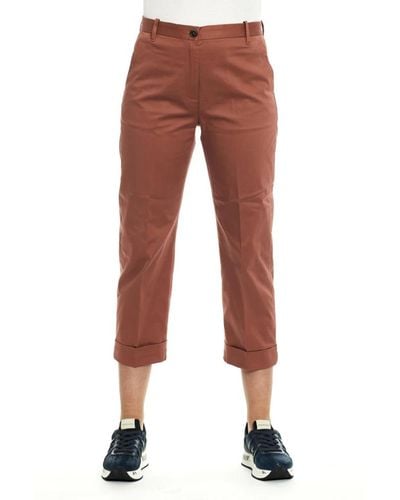 Nine:inthe:morning Chino donna regolare - Rosso