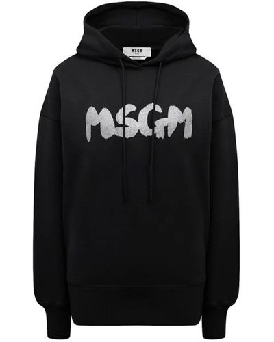MSGM Schwarzer sweatshirt 99