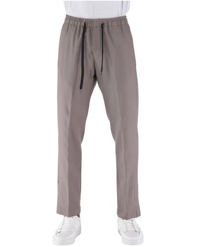Covert Straight Trousers - Grey