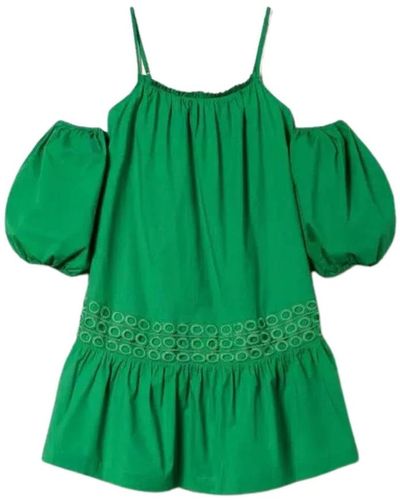 Twin Set Short Dresses - Green