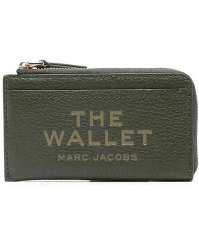 Marc Jacobs Grüne logo multi top geldbörse