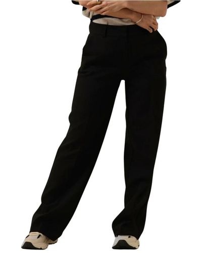 SELECTED Weite bein schwarze pantalon eleganter stil