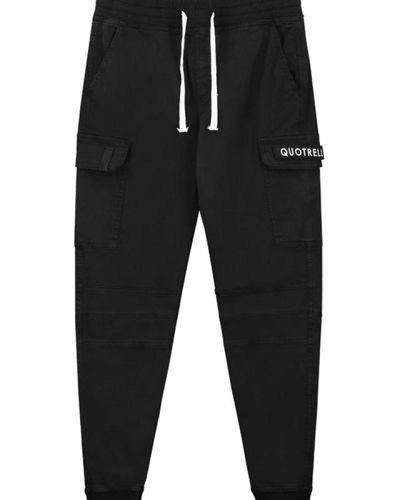Quotrell Trousers > sweatpants - Noir