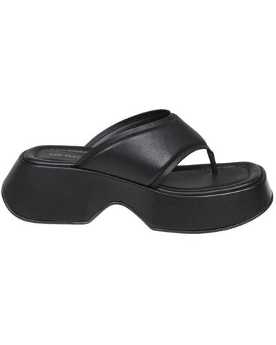 Vic Matié Shoes > heels > wedges - Noir