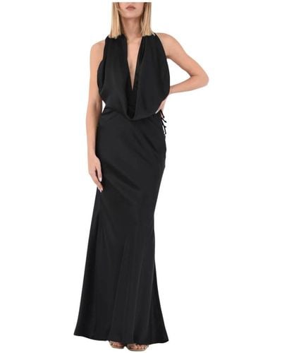ACTUALEE Maxi dresses - Negro