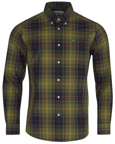 Barbour Kippford Tailored Shirt Classic Tartan M - Green