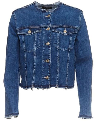 7 For All Mankind Jackets - Azul