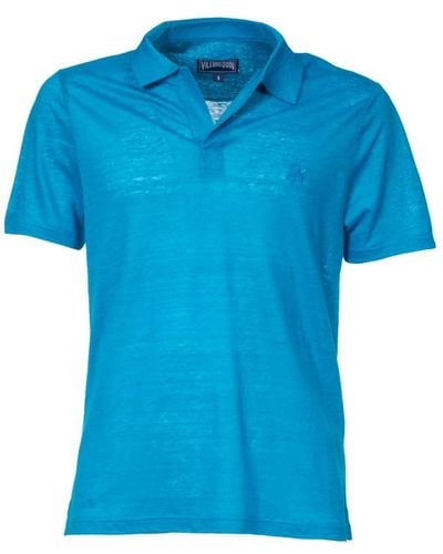 Vilebrequin Polo Shirts - Blue