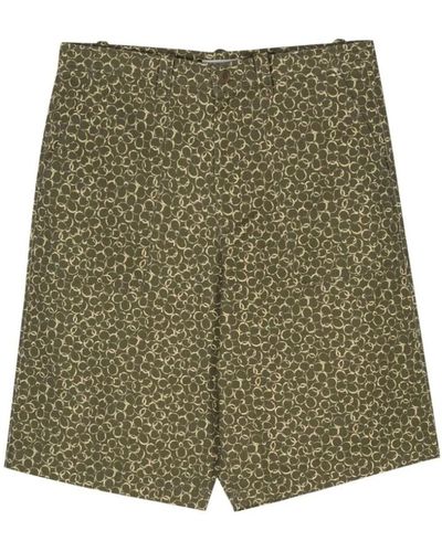 Maison Kitsuné Shorts > casual shorts - Vert