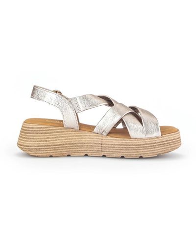 Gabor Flat sandals - Grau