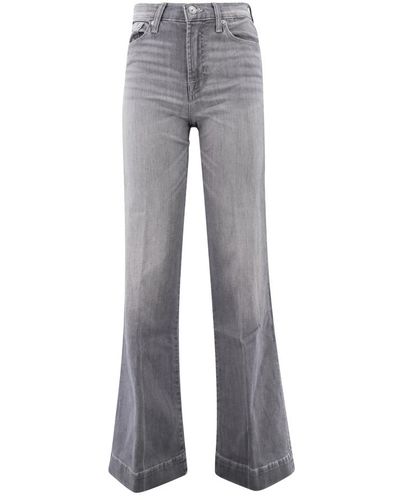 7 For All Mankind Jeans > wide jeans - Gris