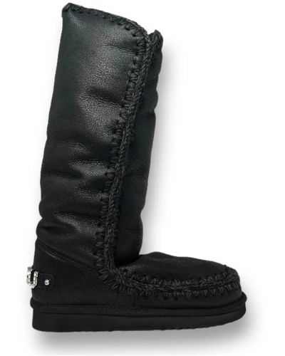 Mou High Boots - Black