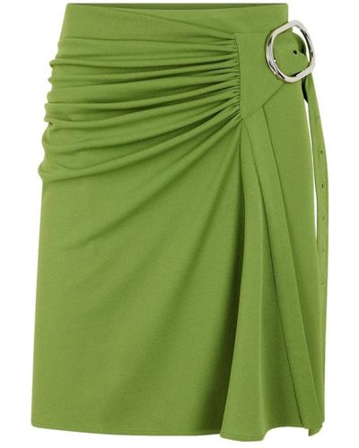 Rabanne Short Skirts - Green