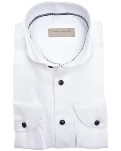 John Miller Formal Shirts - White