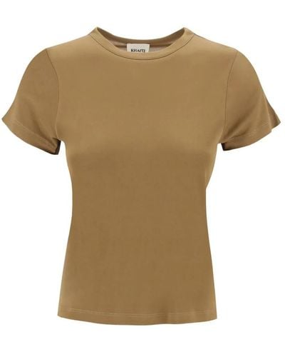 Khaite T-Shirts - Brown