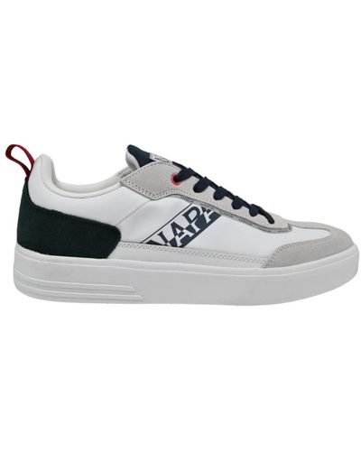 Napapijri Stylische sneakers in weiß marineblau - Grau