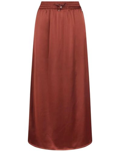 Herno Maxi Skirts - Red